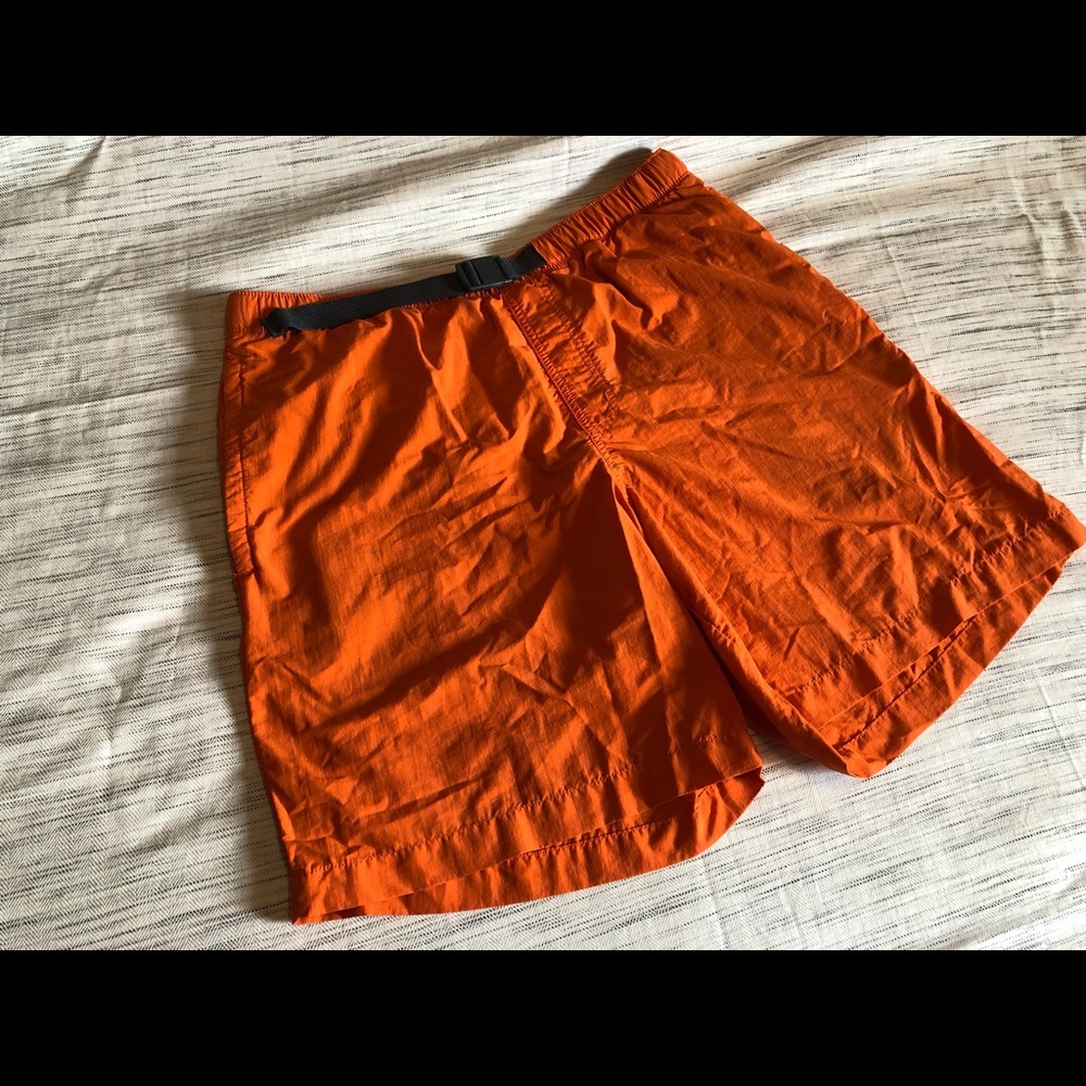 Columbia Men’s Orange Washed Out Hiking Shorts (Size M)